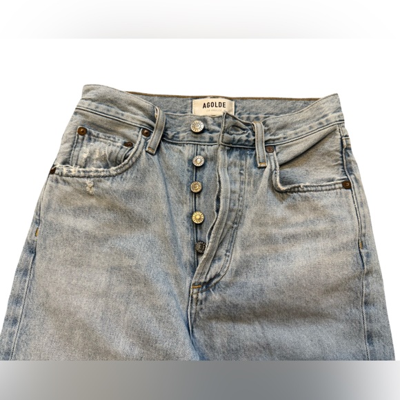 Agolde Riley High Rise Straight Crop - Picture 10 of 16